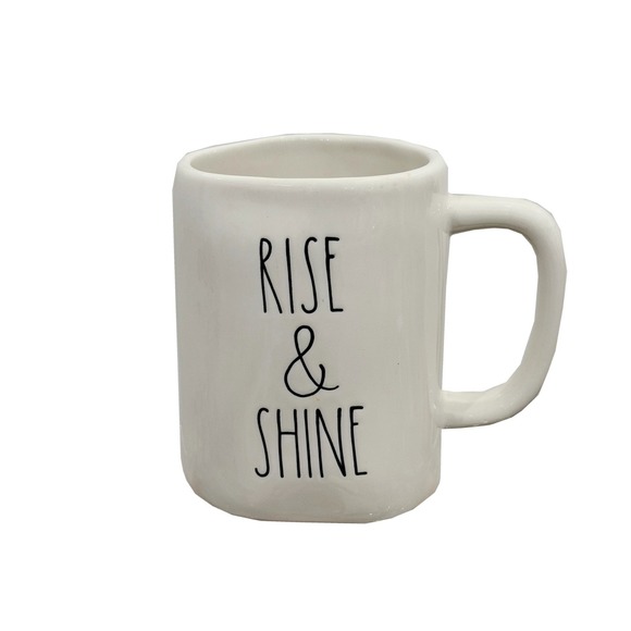 Rae Dunn Other - Rae Dunn Rise & Shine Coffee Mug Morning Motivation Kitchen Decor White